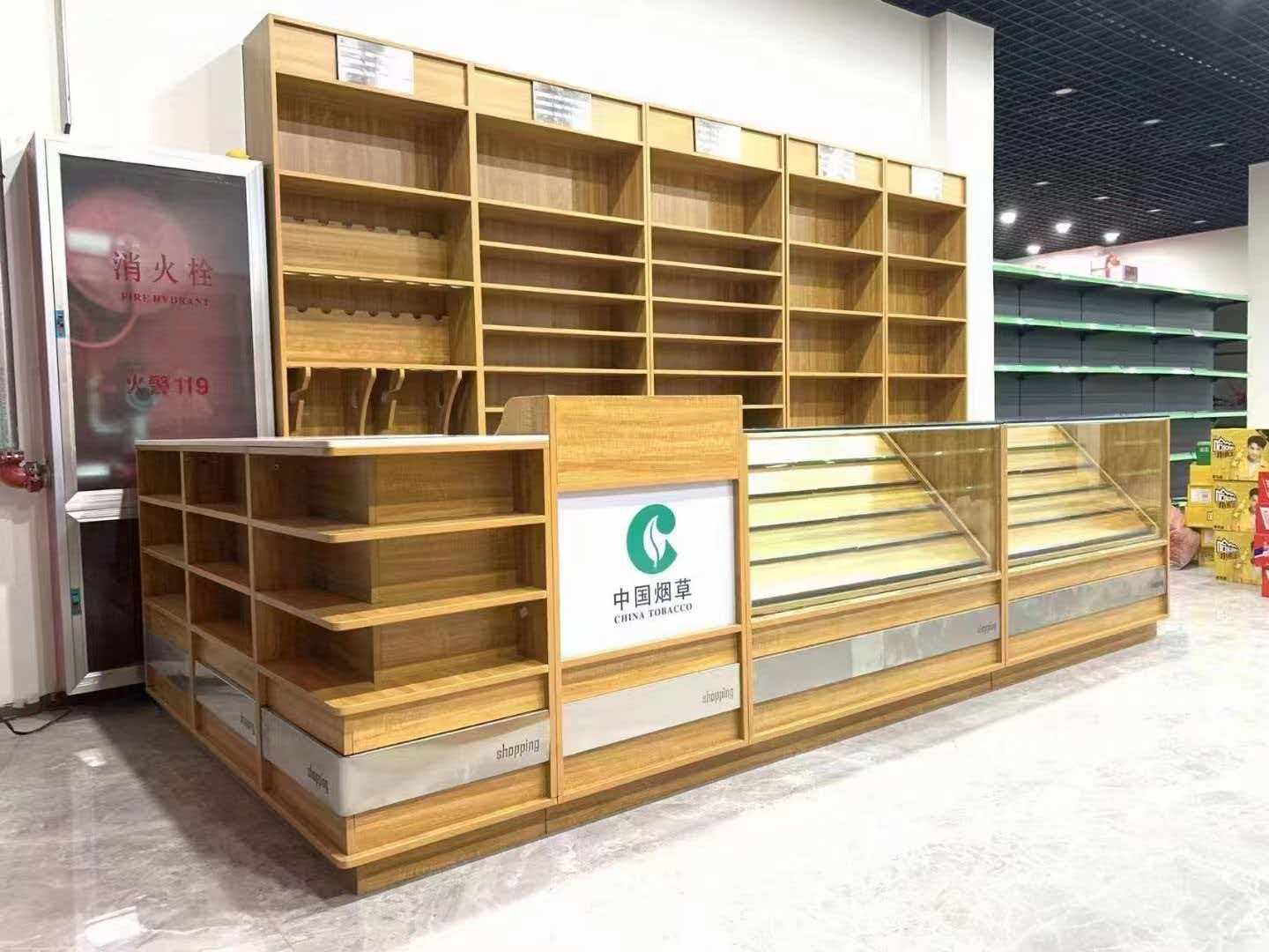 铁东区烟酒柜阁楼平台货架 - 厂家